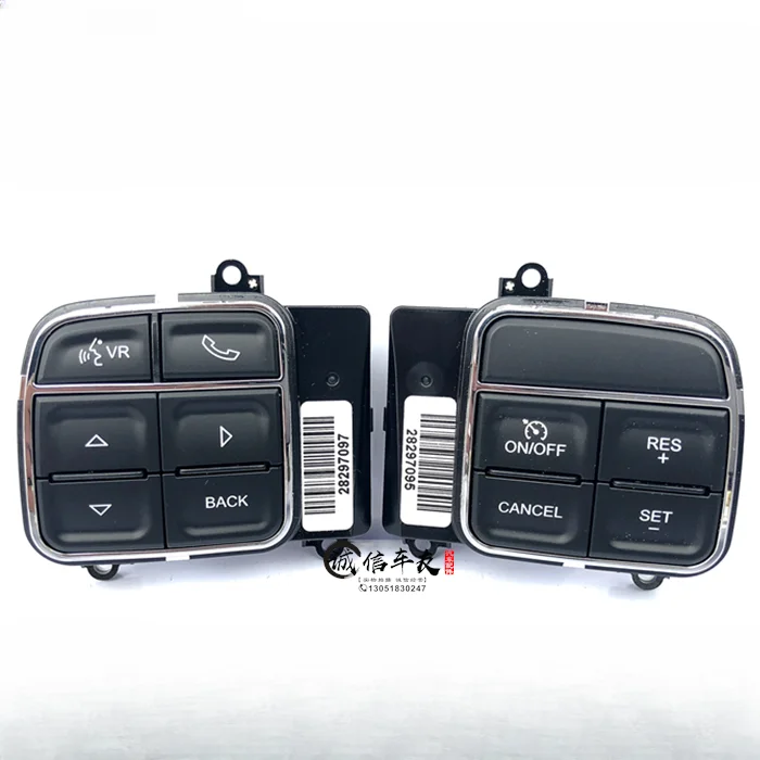 1pcs For Jeep Compass Grand Cherokee Wrangler Steering Wheel Switch Buttons
1pcs For Jeep Compass Grand Cherokee Wrangler Steering Wheel Switch Buttons