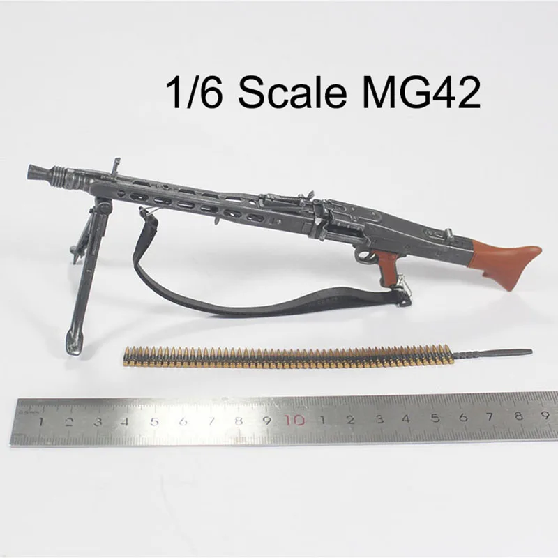 WWII Series 1/6 MG42 Machine Gun PVC Material Can't Be Fired Model For Action Figure Scene Component Toys for Collect
WWII Series 1/6 MG42 Machine Gun PVC Material Can't Be Fired Model For Action Figure Scene Component Toys for Collect