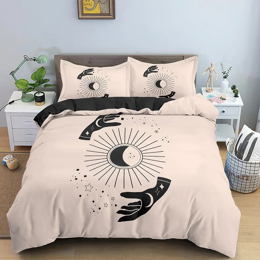 Gesture Pattern Duvet Cover Set Buddhism Style Bedding Set Twin Full Queen Size Comforter Cover Bed Set With Pillowcase 2/3 PCS
Gesture Pattern Duvet Cover Set Buddhism Style Bedding Set Twin Full Queen Size Comforter Cover Bed Set With Pillowcase 2/3 PCS