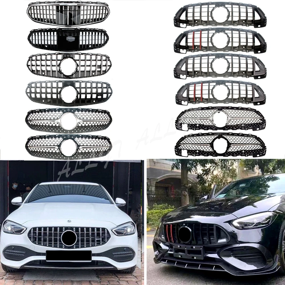 Front Racing Facelift Radiator Kidney Grilles For Mercedes-Benz W206 C-Class C200/C260/C300 2021 2022 2023 2024 General/AMG Line
Front Racing Facelift Radiator Kidney Grilles For Mercedes-Benz W206 C-Class C200/C260/C300 2021 2022 2023 2024 General/AMG Line