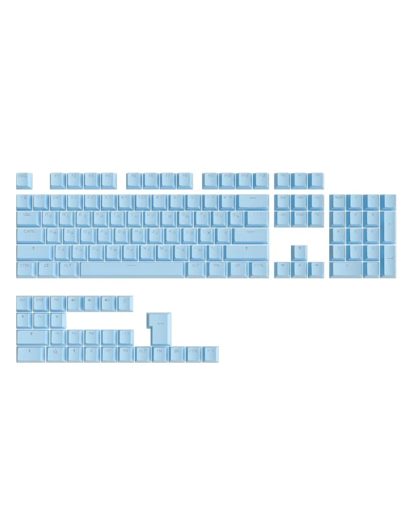 Russian keycap translucent black and white Русский send supplement mechanical keyboard universal
Russian keycap translucent black and white Русский send supplement mechanical keyboard universal