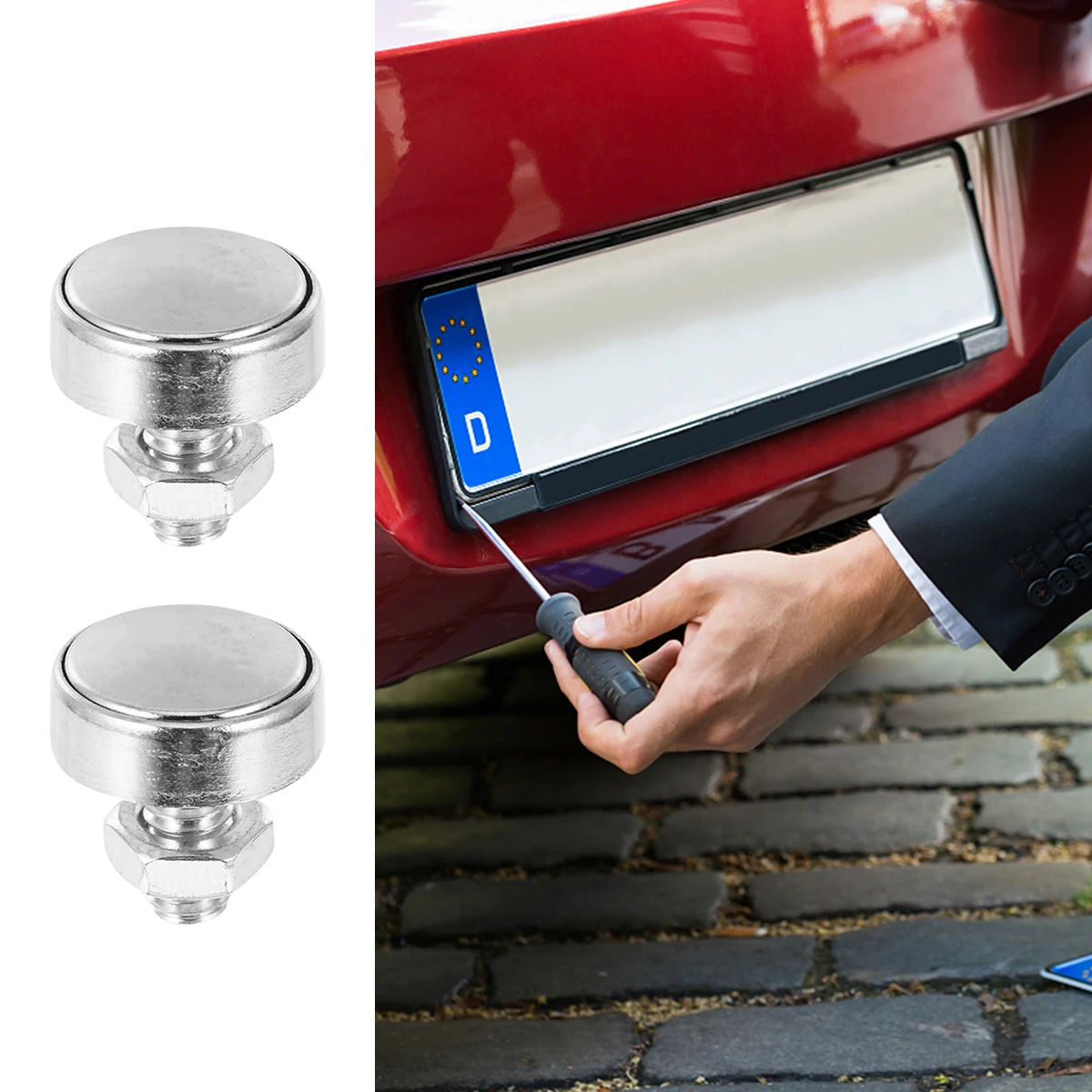 4 Pairs License Plate Screws Zinc Alloy Corrosion Resistant Fixing Bolts Compact Size Professional Durable Fasteners
4 Pairs License Plate Screws Zinc Alloy Corrosion Resistant Fixing Bolts Compact Size Professional Durable Fasteners