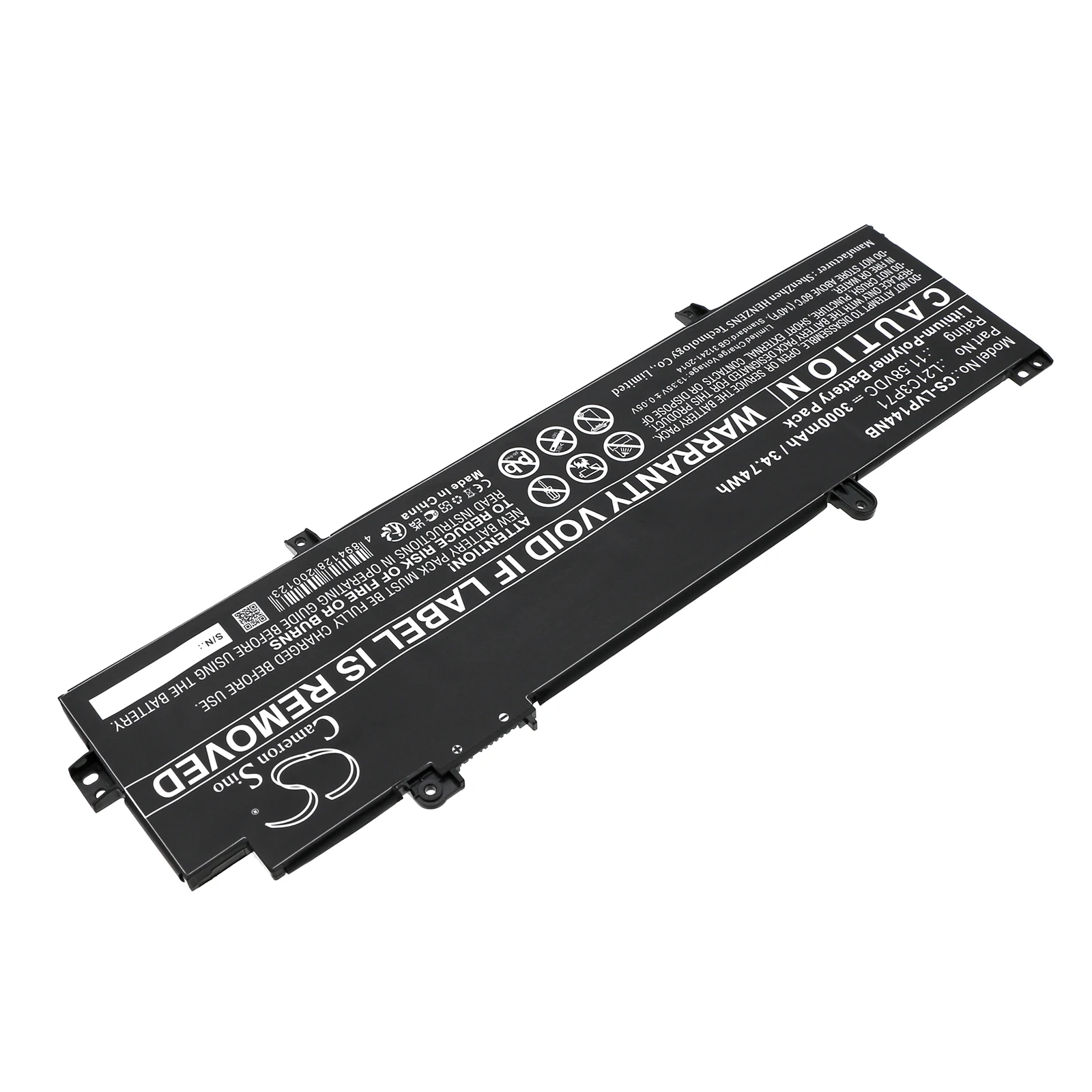 Replacement 11.58V 3000mAh Laptop Battery L21C3P71 L21D3P71 L21L3P71 L21M3P71 for Lenovo ThinkPad P14S Gen3 T14 Gen3
Replacement 11.58V 3000mAh Laptop Battery L21C3P71 L21D3P71 L21L3P71 L21M3P71 for Lenovo ThinkPad P14S Gen3 T14 Gen3