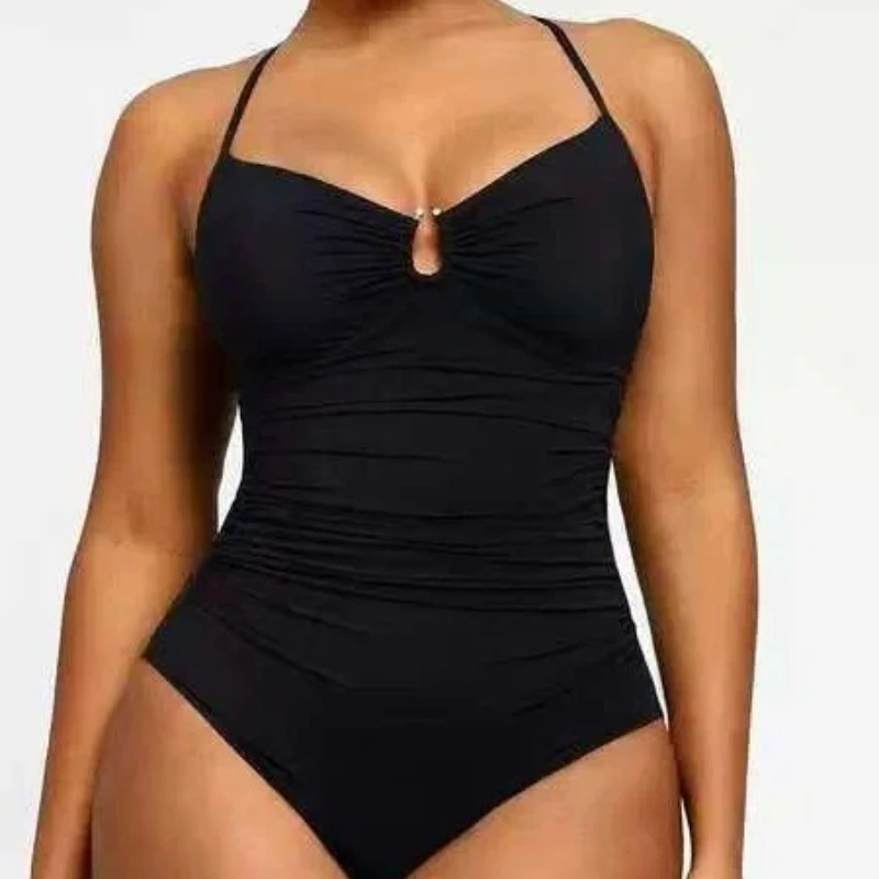 2025 Women's Solid Color One-Piece Swimsuit Solid Strap Slimming Bathing Suit Tummy Control & Full Back Coverage Bodysuit Female
2025 Women's Solid Color One-Piece Swimsuit Solid Strap Slimming Bathing Suit Tummy Control & Full Back Coverage Bodysuit Female