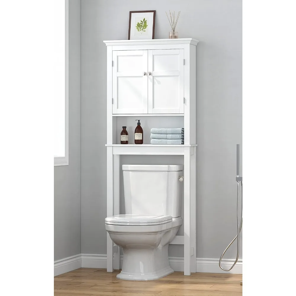 Over The Toilet Storage Cabinet, Over Toilet Bathroom Organizer with Adjustable Shelves, Above Toilet Storage Cabinet Space Sav
Over The Toilet Storage Cabinet, Over Toilet Bathroom Organizer with Adjustable Shelves, Above Toilet Storage Cabinet Space Sav