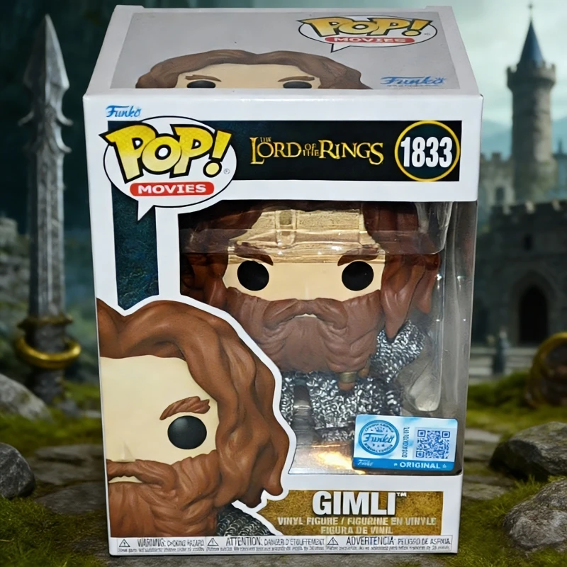 Funko POP Original The Lord of The Rings Gimli #1833 Action Figure Collectible Trendy Toy Ornament Doll Gift
Funko POP Original The Lord of The Rings Gimli #1833 Action Figure Collectible Trendy Toy Ornament Doll Gift