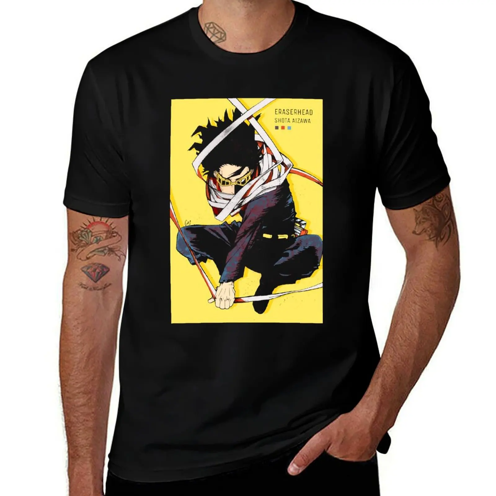 Eraserhead Aizawa Shota T-Shirt Work Utility Casual Tee Shirt
Eraserhead Aizawa Shota T-Shirt Work Utility Casual Tee Shirt