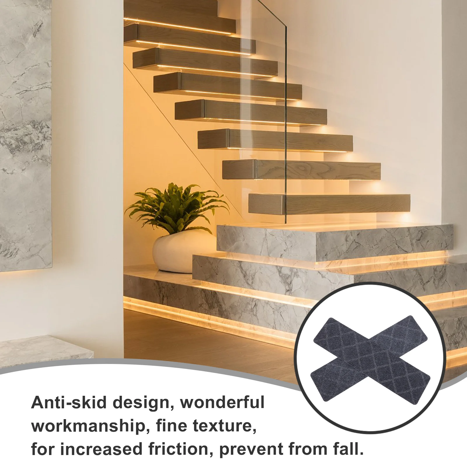 4Pcs Stair Treads Step Mats Polyester Anti-Skid Reusable Stairway Treads for Wooden Steps Noise Silent Non-Slip Mats
4Pcs Stair Treads Step Mats Polyester Anti-Skid Reusable Stairway Treads for Wooden Steps Noise Silent Non-Slip Mats