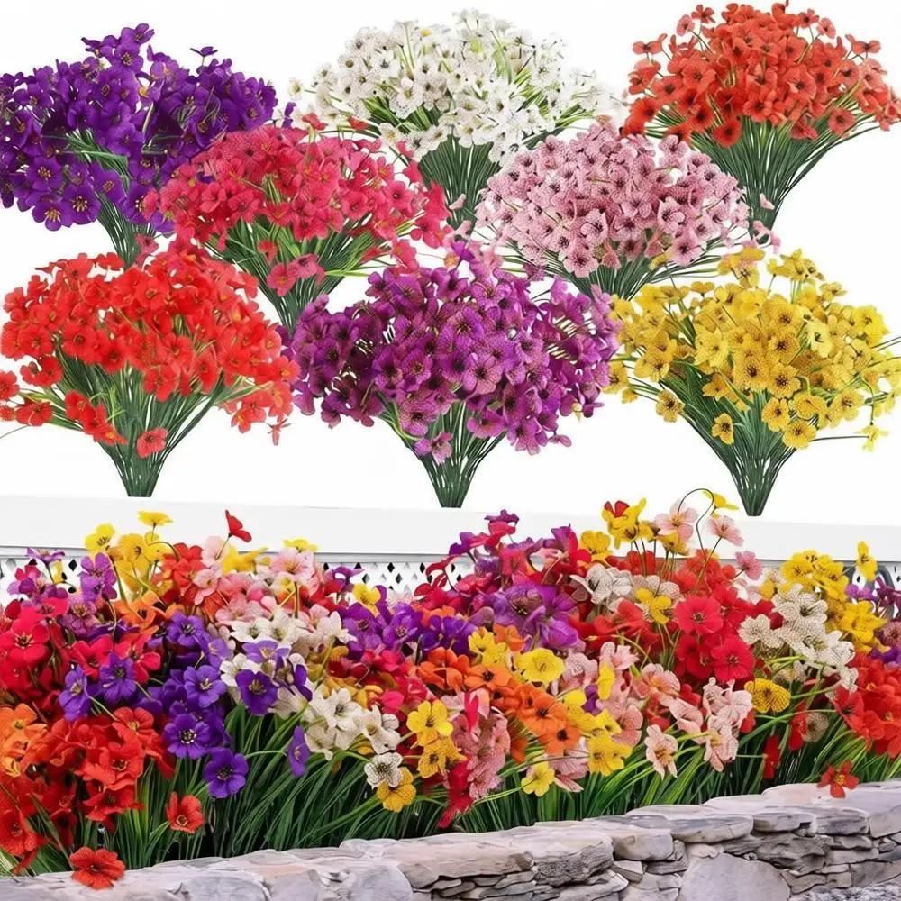 24 Pack Artificial Flowers for Outdoor/Indoor, Ideal for Garden, Porch, Window Boxes, Home Décor, Weddings (8 Colors)
24 Pack Artificial Flowers for Outdoor/Indoor, Ideal for Garden, Porch, Window Boxes, Home Décor, Weddings (8 Colors)