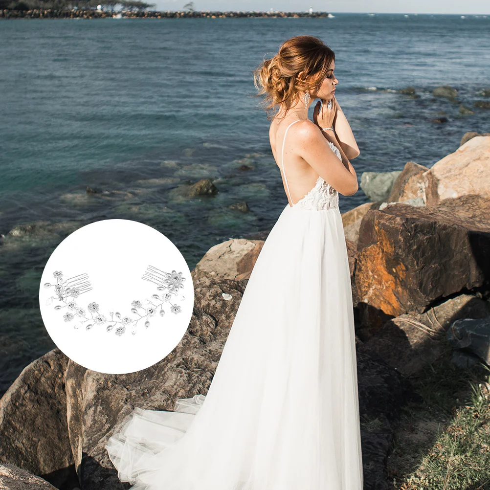 Bridal Crystal Hair Comb Exquisite Pearl Design Wedding Bridal Headress Fashionable Women Headwear Silver Charm
Bridal Crystal Hair Comb Exquisite Pearl Design Wedding Bridal Headress Fashionable Women Headwear Silver Charm