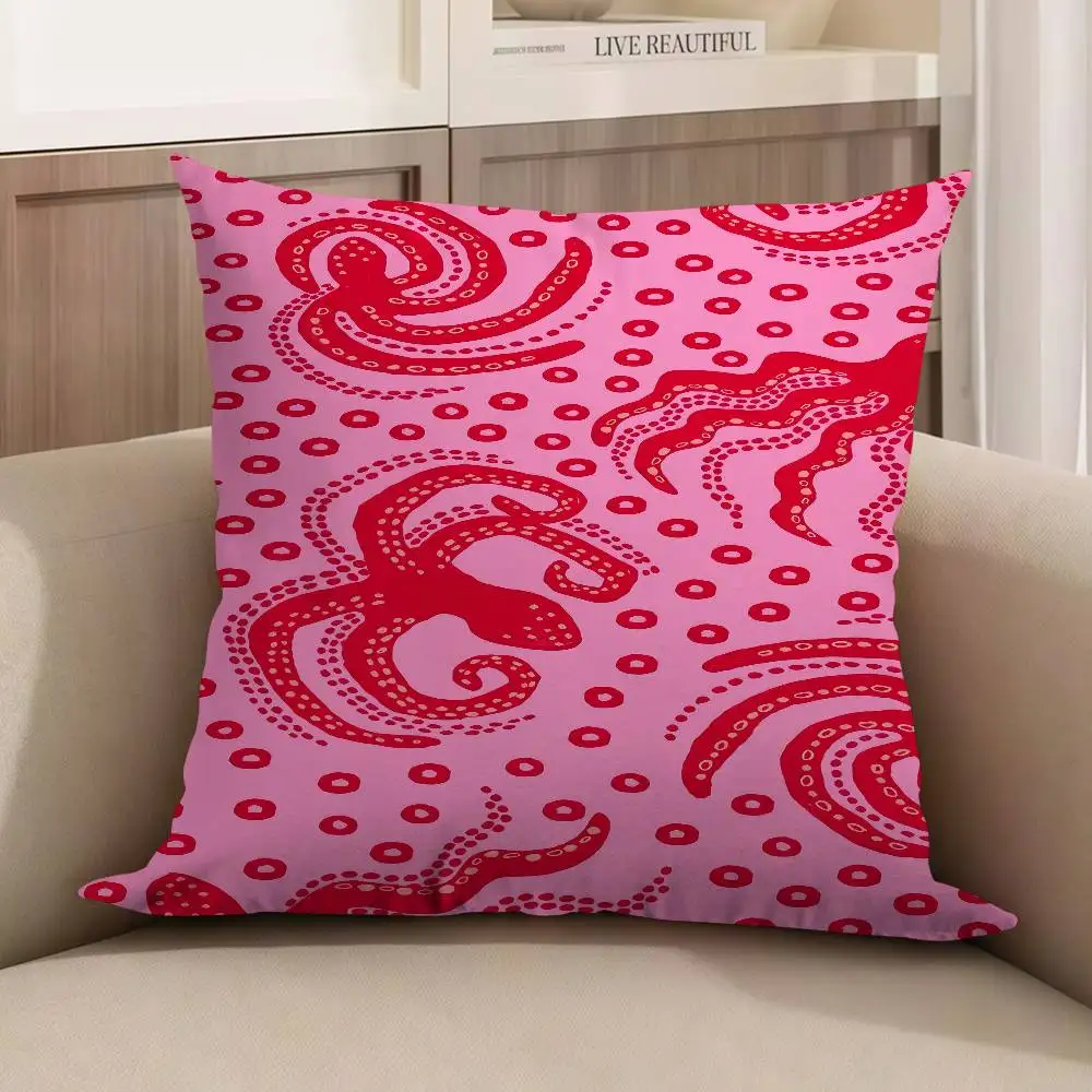 Pink Octopus Pattern Pillow Gift Home Office Decoration Pillow Bedroom Sofa Car Cushion CoverPillow Case
Pink Octopus Pattern Pillow Gift Home Office Decoration Pillow Bedroom Sofa Car Cushion CoverPillow Case
