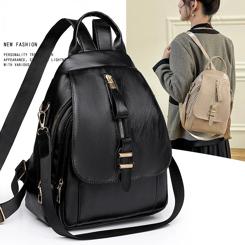 New Women's Vintage Style Leather Backpacks Fashion PU Shoulder Bags Female Ladies Travel Backpack School Bags for Girls
New Women's Vintage Style Leather Backpacks Fashion PU Shoulder Bags Female Ladies Travel Backpack School Bags for Girls