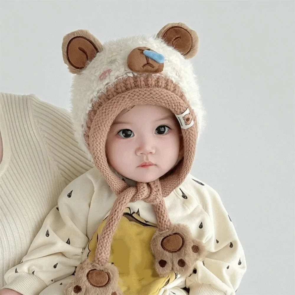 Теплая вязаная шапка для малышей, утолщенная морозостойкая детская защитная шапка для ушей, мягкая дышащая шапка-бини с капибарой, одежда для холодной погоды
Теплая вязаная шапка для малышей, утолщенная морозостойкая детская защитная шапка для ушей, мягкая дышащая шапка-бини с капибарой, одежда для холодной погоды