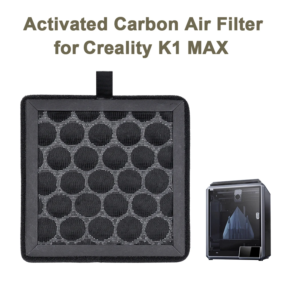 Для Creality K1 Max сменный воздушный фильтр с активированным углем, хлопковый фильтр с активированным углем для K1MAX, аксессуары для 3D-принтеров 
Для Creality K1 Max сменный воздушный фильтр с активированным углем, хлопковый фильтр с активированным углем для K1MAX, аксессуары для 3D-принтеров
