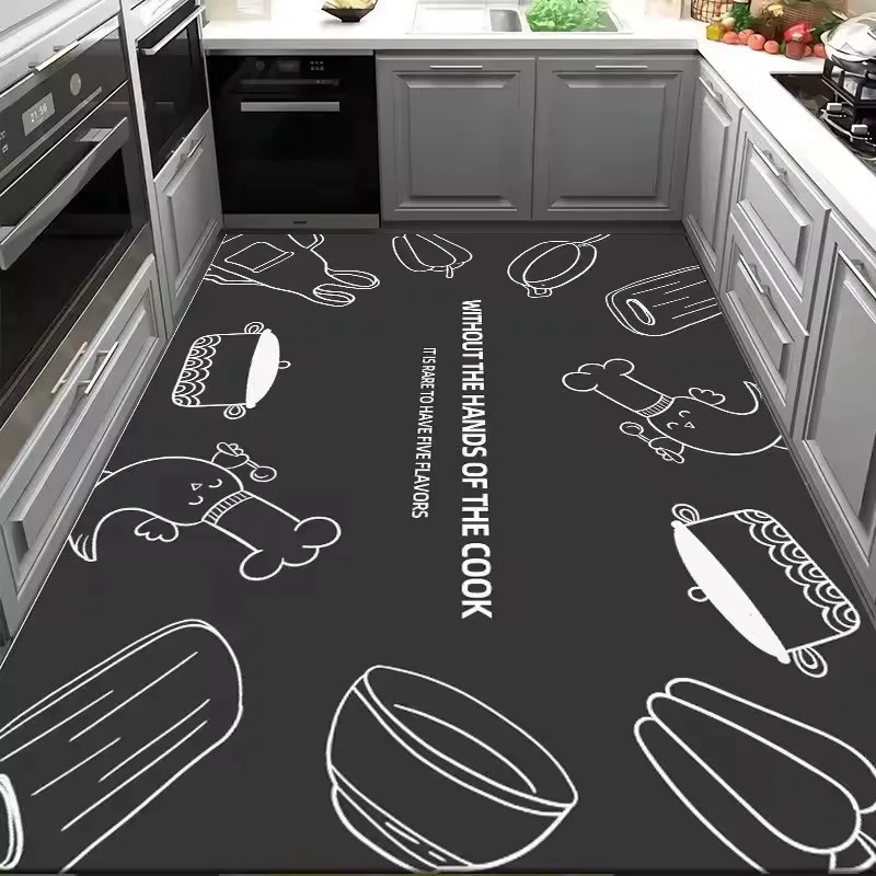 Kitchen Oil-proof and Non-slip Rug PVC Leather Carpets Dirt-resistant Door Mats Simple Balcony Rugs Bathroom Waterproof Carpet
Kitchen Oil-proof and Non-slip Rug PVC Leather Carpets Dirt-resistant Door Mats Simple Balcony Rugs Bathroom Waterproof Carpet