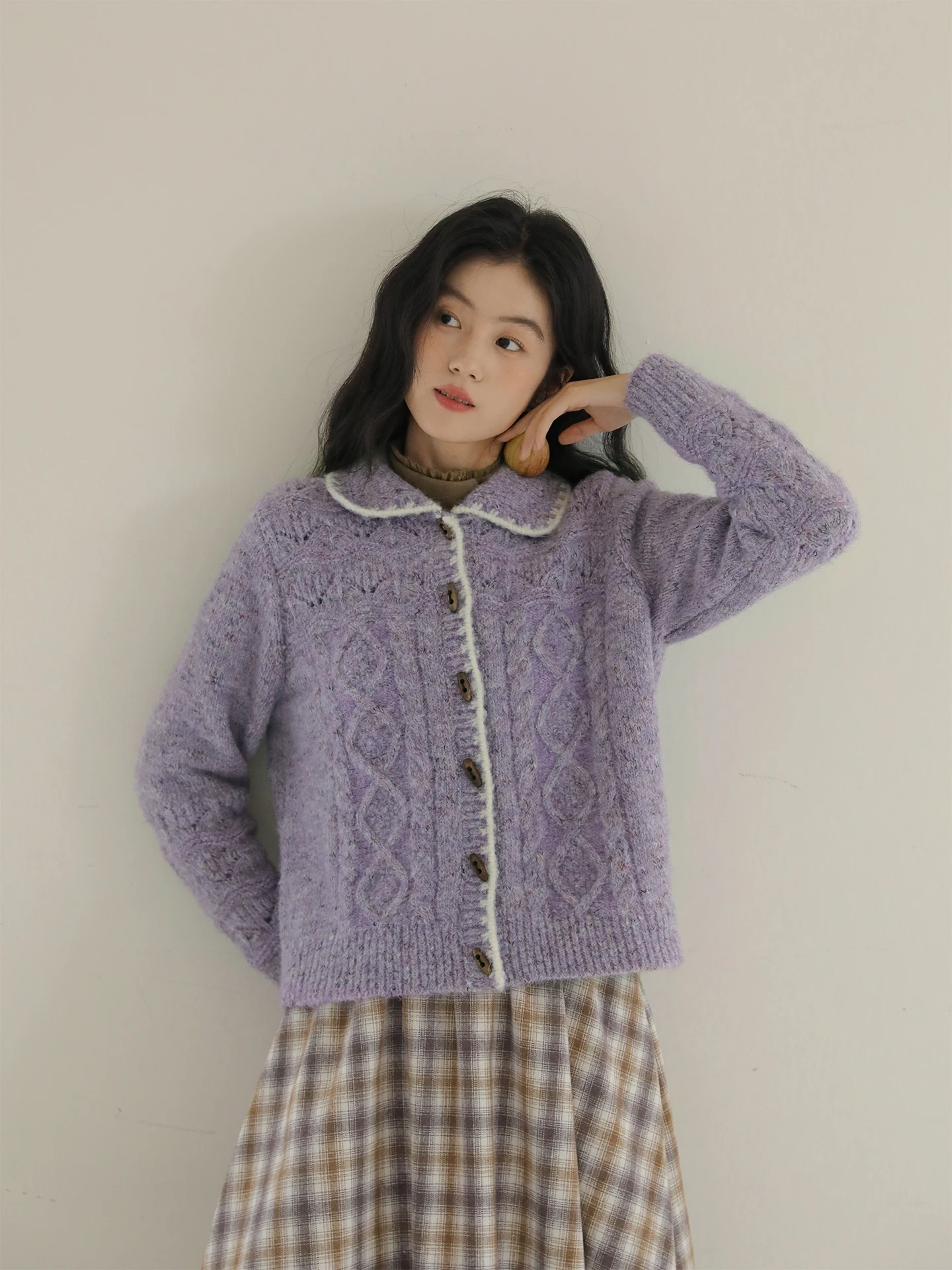 Женский вязаный кардиган Nesoulum, фиолетовый, с цветочным узором и бахромой, длинный рукав, свободный крой, винтажный, в стиле lazy fashion, топ
Женский вязаный кардиган Nesoulum, фиолетовый, с цветочным узором и бахромой, длинный рукав, свободный крой, винтажный, в стиле lazy fashion, топ