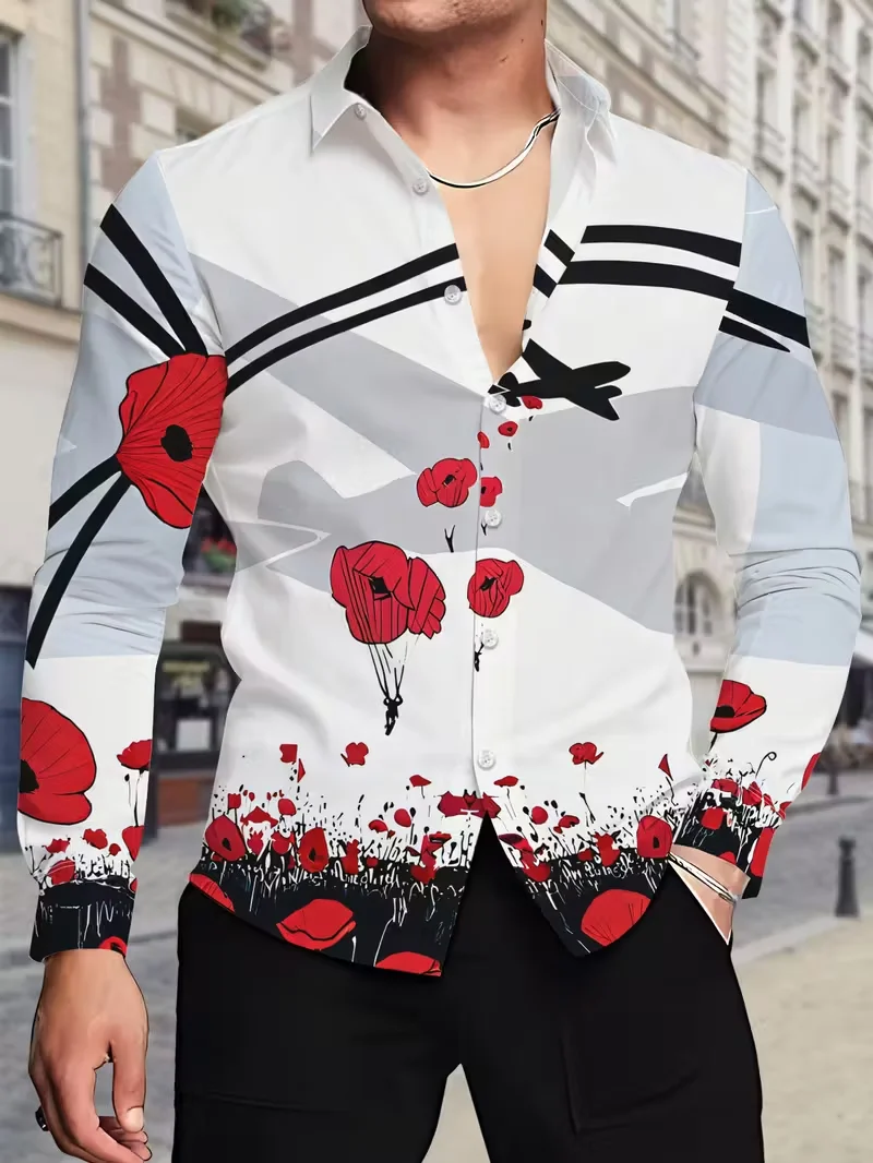 Повседневная мужская рубашка с длинными рукавами официально 3D принт льва с лацканами и длинными рукавами в виде лопаты, рубашка из высококачественной ткани
Повседневная мужская рубашка с длинными рукавами официально 3D принт льва с лацканами и длинными рукавами в виде лопаты, рубашка из высококачественной ткани