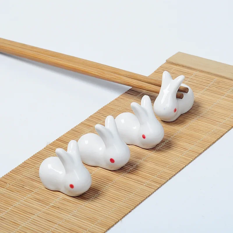 Cute Rabbit Ceramic Chopstick Holder, Home Daily Use Chopsticks Shelf, Restaurant Utensils, 5PCs
Cute Rabbit Ceramic Chopstick Holder, Home Daily Use Chopsticks Shelf, Restaurant Utensils, 5PCs