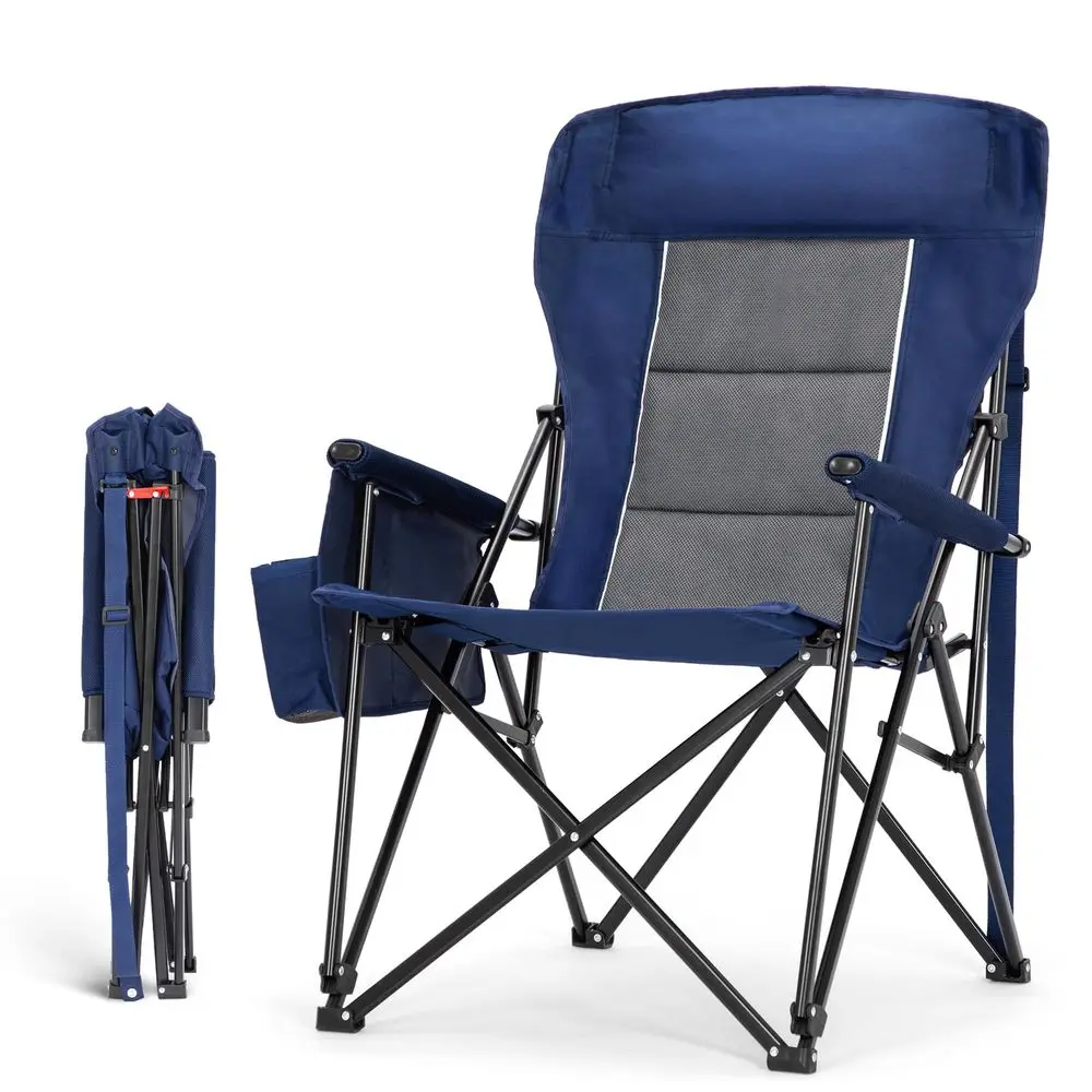 Oversized Camping Chairs for Adults, High Back Heavy Duty Lawn Folding Chair Support 500LBS, Padded Portable Outdoor Chair with
Oversized Camping Chairs for Adults, High Back Heavy Duty Lawn Folding Chair Support 500LBS, Padded Portable Outdoor Chair with