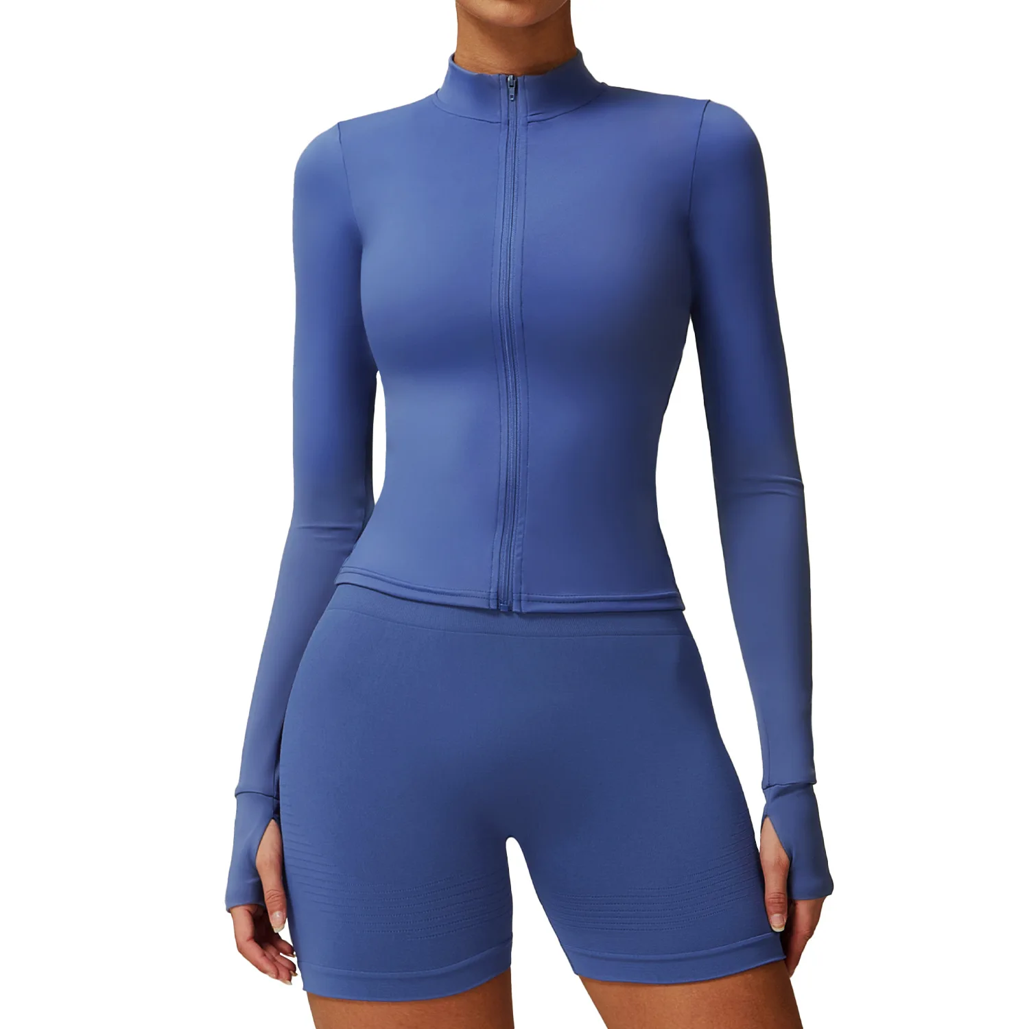 Maxdutti Zipper Tight Running Sports Top Breathable Nude Fitness Jacket Training Quick Drying Long Sleeved Yoga Suit For Women
Maxdutti Zipper Tight Running Sports Top Breathable Nude Fitness Jacket Training Quick Drying Long Sleeved Yoga Suit For Women