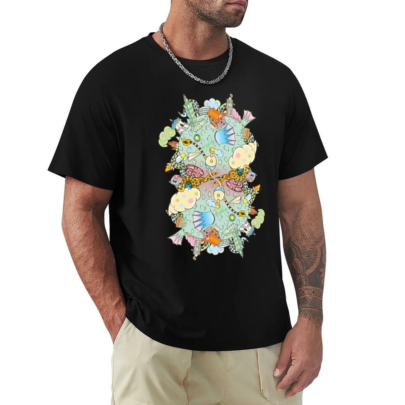 Puffer Puffing On A Water Pipe T-Shirt Casual Loose Fit Short Sleeve T-Shirt
Puffer Puffing On A Water Pipe T-Shirt Casual Loose Fit Short Sleeve T-Shirt