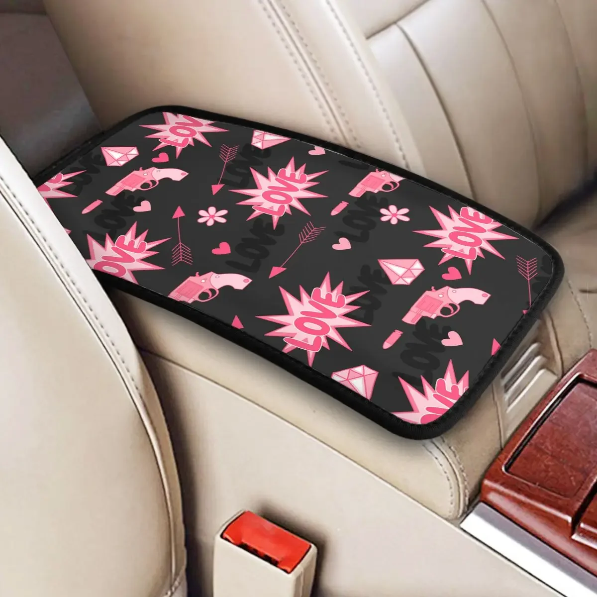 Center Handle Box Pad Cushion Happy Valentine's Day Gun Car Arm Rest Cover Mat Car Decor AccessoriesAutomobiles Armrest Pad
Center Handle Box Pad Cushion Happy Valentine's Day Gun Car Arm Rest Cover Mat Car Decor AccessoriesAutomobiles Armrest Pad