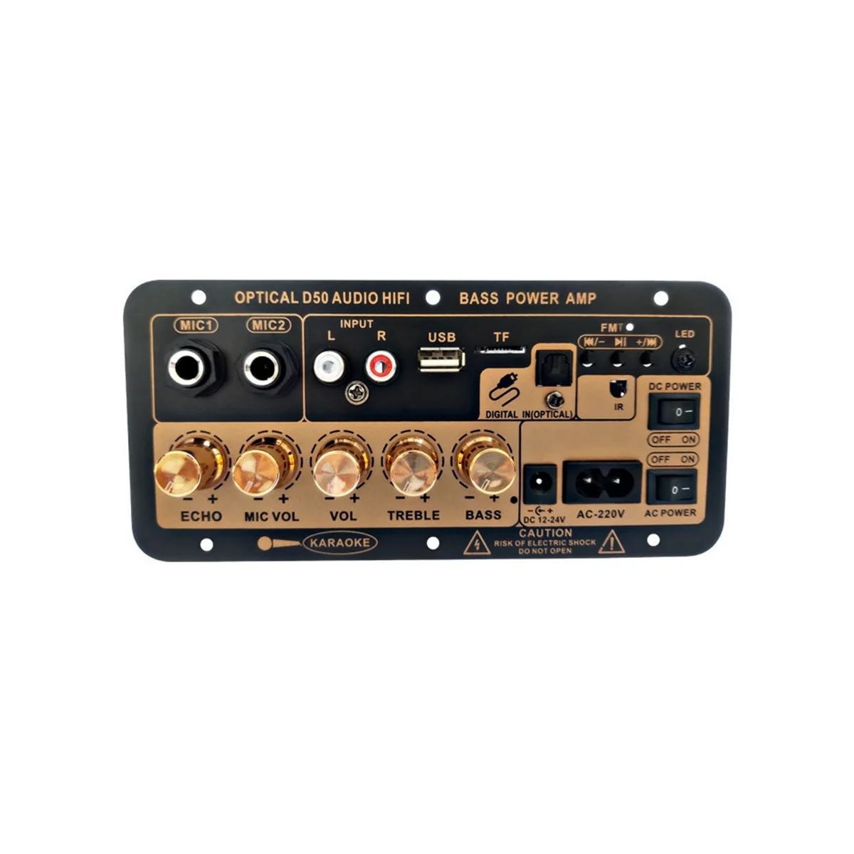 Digital Bluetooth Stereo Amplifier Board Subwoofer Dual Microphone Karaoke Car Amplifiers Speaker US Plug
Digital Bluetooth Stereo Amplifier Board Subwoofer Dual Microphone Karaoke Car Amplifiers Speaker US Plug