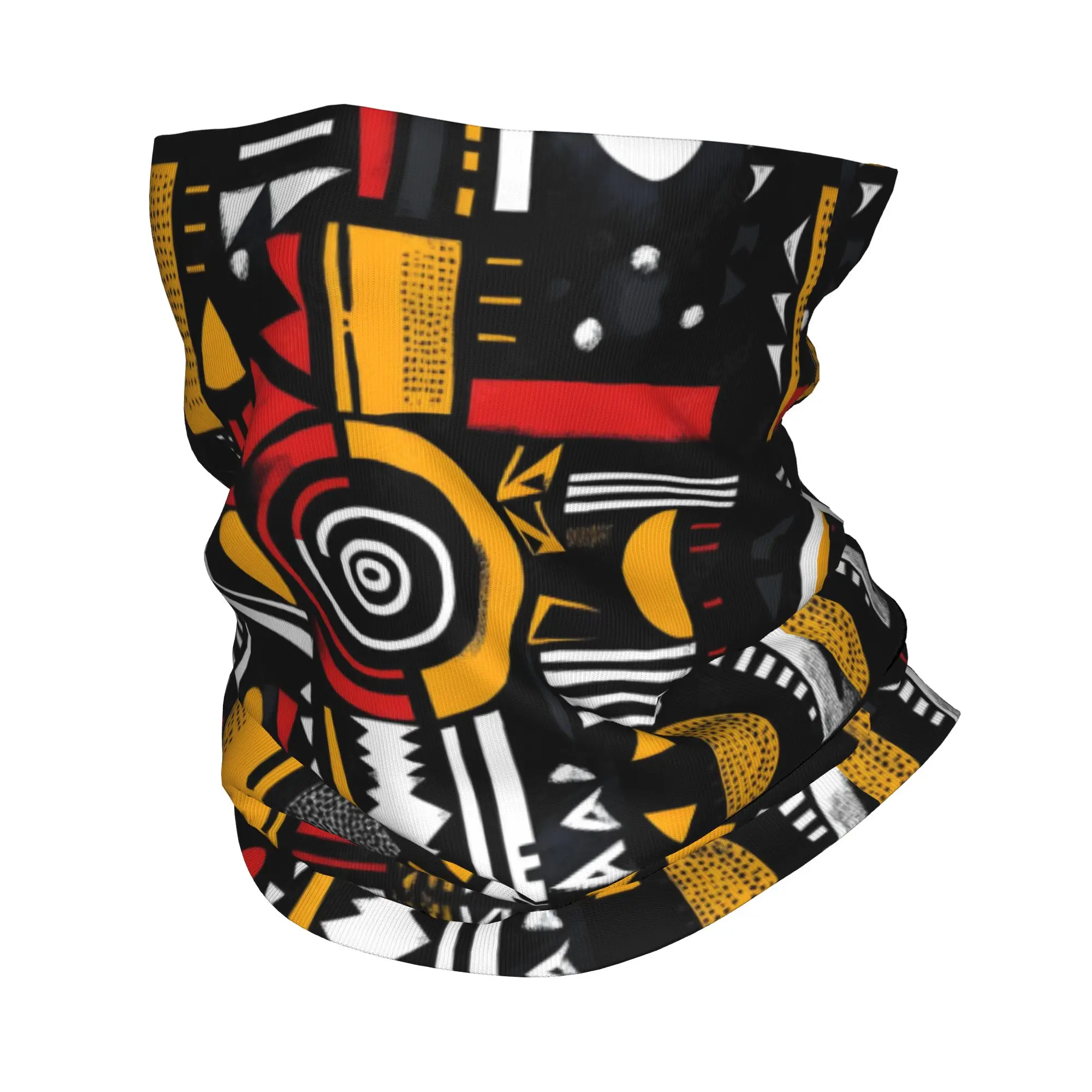 Custom Vibrant African Tribal Inspired Bandana Neck Warmer Men Women Winter Hiking Ski Scarf Gaiter Geometric Face Cover
Custom Vibrant African Tribal Inspired Bandana Neck Warmer Men Women Winter Hiking Ski Scarf Gaiter Geometric Face Cover