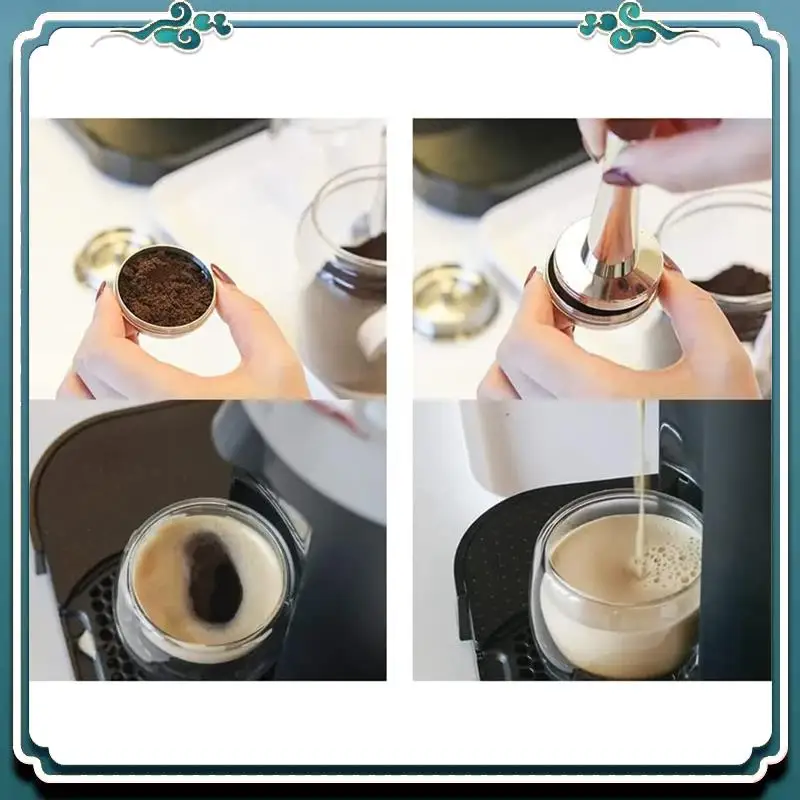 Stainless Steel Refillable Coffee Pods Reusable Coffee Pods Compatible For Nespresso Vertuoplus
Stainless Steel Refillable Coffee Pods Reusable Coffee Pods Compatible For Nespresso Vertuoplus