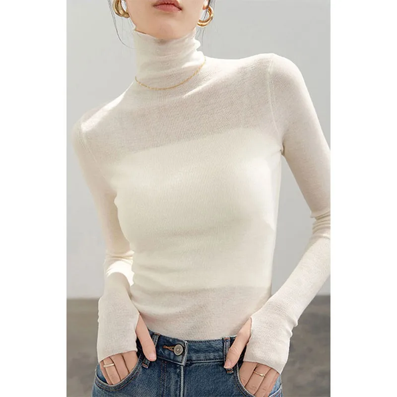 Women's High Collar Thickened Sweater Autumn Winter New Style Soft Cozy Inner Wear Stackable Neck Base Shirt Korean Style
Women's High Collar Thickened Sweater Autumn Winter New Style Soft Cozy Inner Wear Stackable Neck Base Shirt Korean Style
