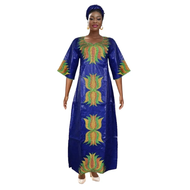 Elegant plus Size African Dashiki for Women Ankara Embroidery Robe Bazin Design Wedding Attire Traditional African Clothing
Elegant plus Size African Dashiki for Women Ankara Embroidery Robe Bazin Design Wedding Attire Traditional African Clothing