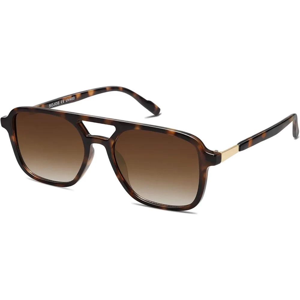 Lunettes de soleil aviateur rétro pour femmes et hommes, styles rectangulaires tendance
Lunettes de soleil aviateur rétro pour femmes et hommes, styles rectangulaires tendance