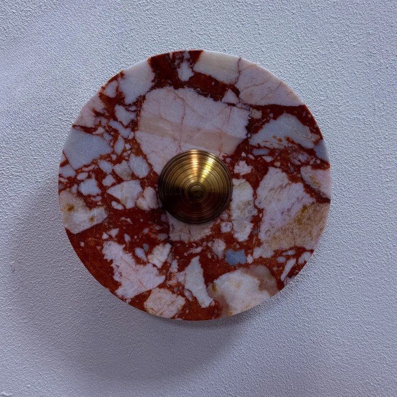 French Luxury Red Marble Wall Lamp for Living Room, Bedroom Bedside, Hotel Aisle & Background Wall Ambient Light
French Luxury Red Marble Wall Lamp for Living Room, Bedroom Bedside, Hotel Aisle & Background Wall Ambient Light