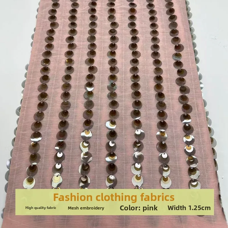 Breathable Striped Bead Sequin Mesh Fabric for Dress Performance Costume Design Cloth Diy By The Yard Sewing Material
Breathable Striped Bead Sequin Mesh Fabric for Dress Performance Costume Design Cloth Diy By The Yard Sewing Material