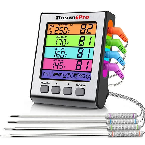 ThermoPro TP17H Digital Baking High Temperature Oven Kitchen Thermometer With Display
ThermoPro TP17H Digital Baking High Temperature Oven Kitchen Thermometer With Display