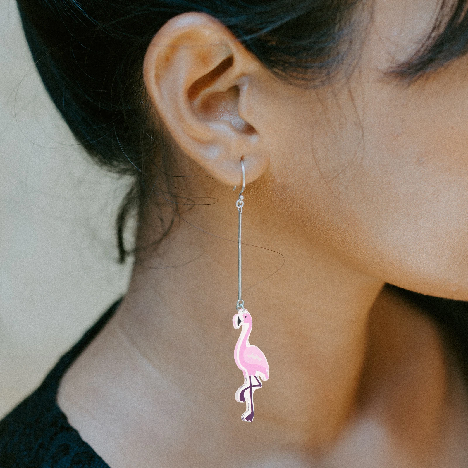 10pcs Acrylic Charms Flamingo Diy Pendants Earrings Accessories Handmade Ornaments Bracelet Decorations Necklace Components
10pcs Acrylic Charms Flamingo Diy Pendants Earrings Accessories Handmade Ornaments Bracelet Decorations Necklace Components