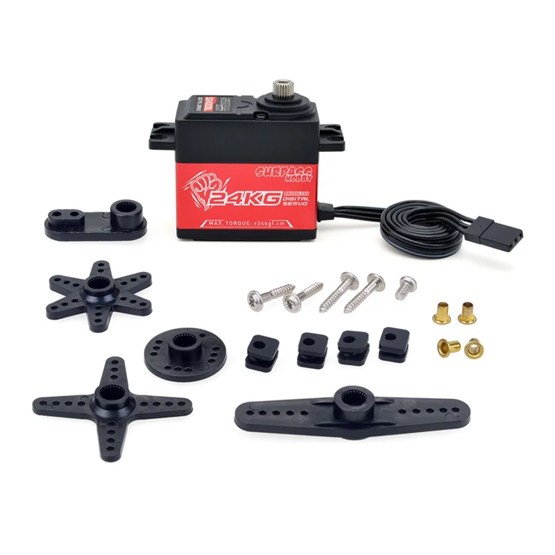 AM-S2400Bl 24Kg Brushless Digital Steering Gear - B004-C -Cyw-0124Kg Semi-Aluminum Frame Brushless Steering Gear
AM-S2400Bl 24Kg Brushless Digital Steering Gear - B004-C -Cyw-0124Kg Semi-Aluminum Frame Brushless Steering Gear