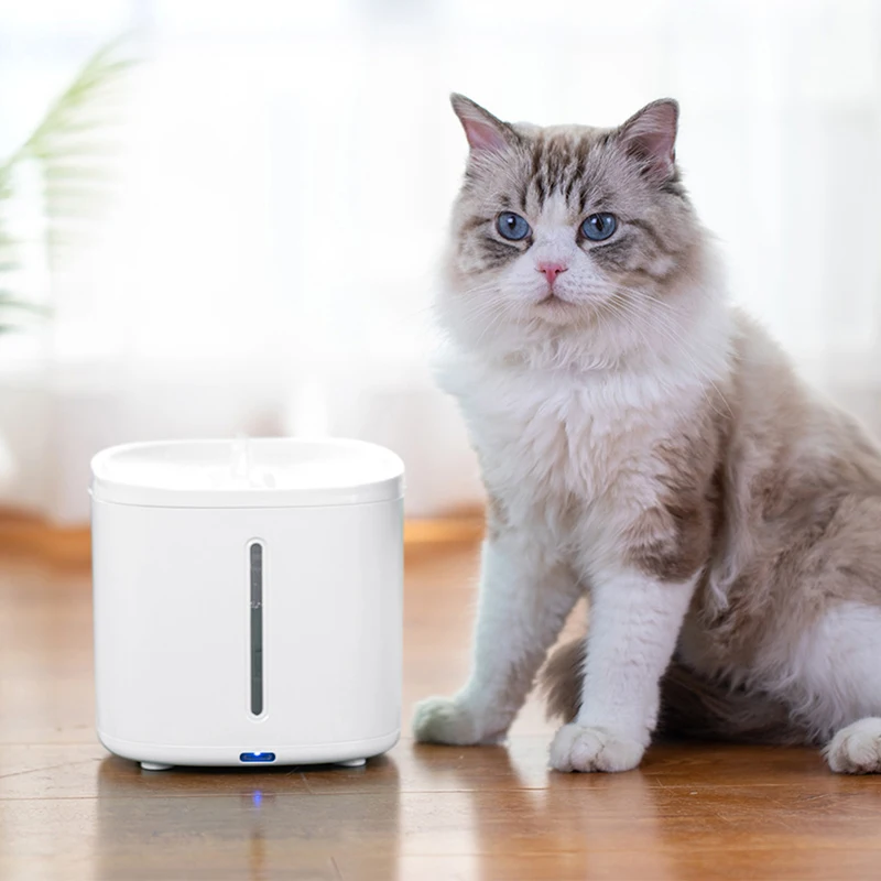 Cat Water Fountain Filter USB Automatic Drinker for Cats with Light 1.8L Smart Water Fountain for a Cat Pet Mute Drinker Feeder
Cat Water Fountain Filter USB Automatic Drinker for Cats with Light 1.8L Smart Water Fountain for a Cat Pet Mute Drinker Feeder