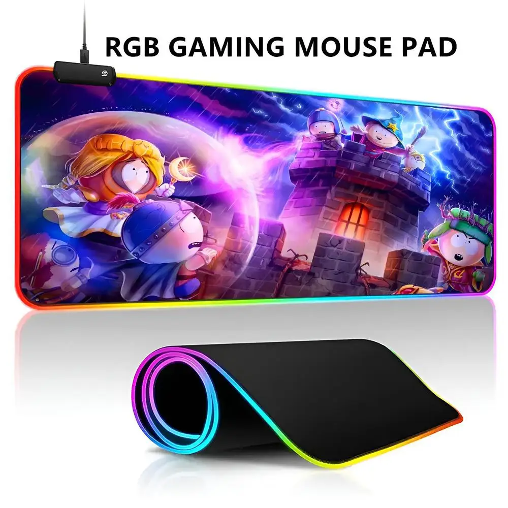 Коврик для мыши с RGB-подсветкой S-South Park, водонепроницаемый, большой, для геймеров, для клавиатуры, с LED-подсветкой, для аниме-комедий и игр
Коврик для мыши с RGB-подсветкой S-South Park, водонепроницаемый, большой, для геймеров, для клавиатуры, с LED-подсветкой, для аниме-комедий и игр