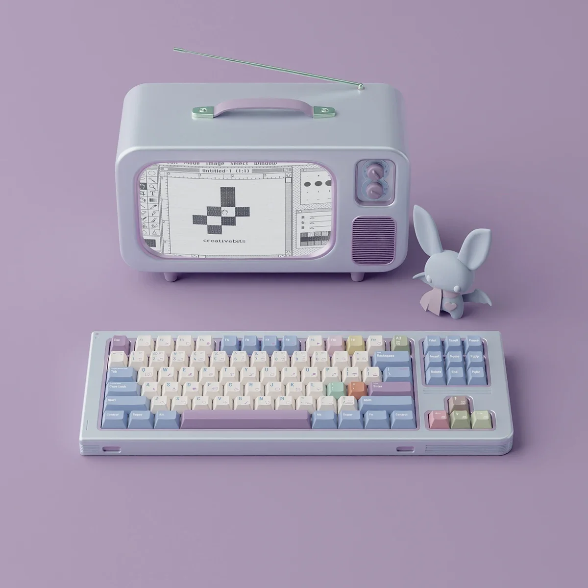 Оригинальные колпачки для клавиш Designer Series PSer Pink Purple Sublimation, голубые
Оригинальные колпачки для клавиш Designer Series PSer Pink Purple Sublimation, голубые