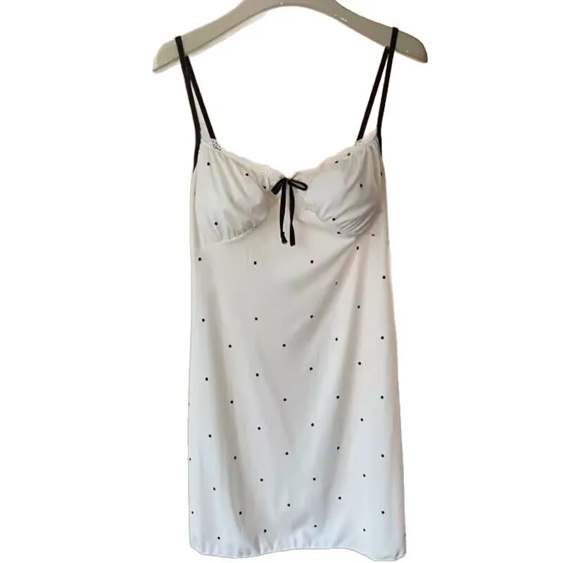 Sexy pajamas women with chest pad cherry print pure desire wind suspender nightdress Internet celebrity new loungewear cw16164
Sexy pajamas women with chest pad cherry print pure desire wind suspender nightdress Internet celebrity new loungewear cw16164