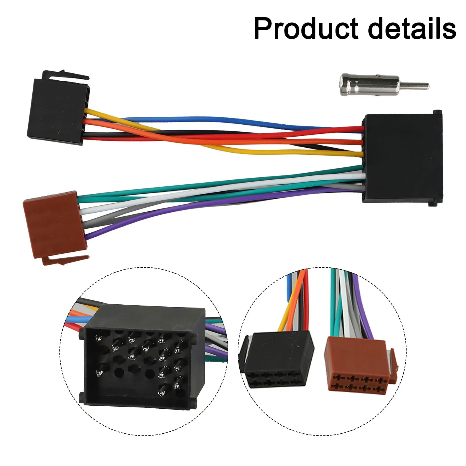Black Car Radio Harness Anti-Corrosion Direct Installation Easy To Use Practical Design Car Audio Upgrade For BMW 3 Series
Black Car Radio Harness Anti-Corrosion Direct Installation Easy To Use Practical Design Car Audio Upgrade For BMW 3 Series