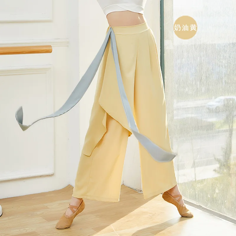 Modern dance training dress pants Women loose flowing wide leg pants Classical dance dress jazz dance costume
Modern dance training dress pants Women loose flowing wide leg pants Classical dance dress jazz dance costume