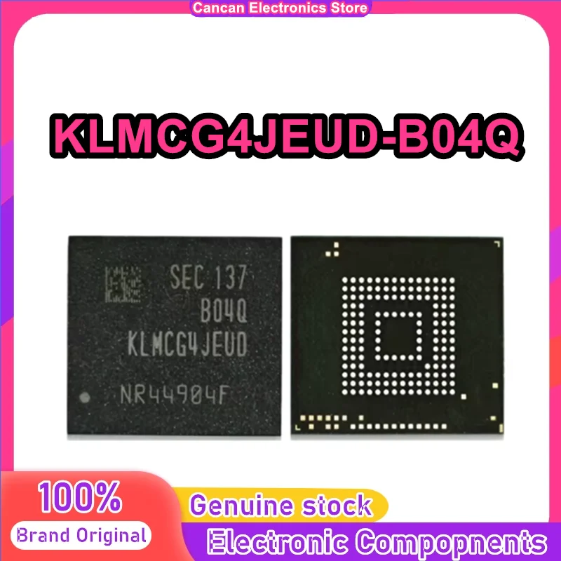 KLMCG4JEUD-B04Q 64G industrial grade eMMC flash memory granule Flash storage IC 0-10 New Original in Stock
KLMCG4JEUD-B04Q 64G industrial grade eMMC flash memory granule Flash storage IC 0-10 New Original in Stock