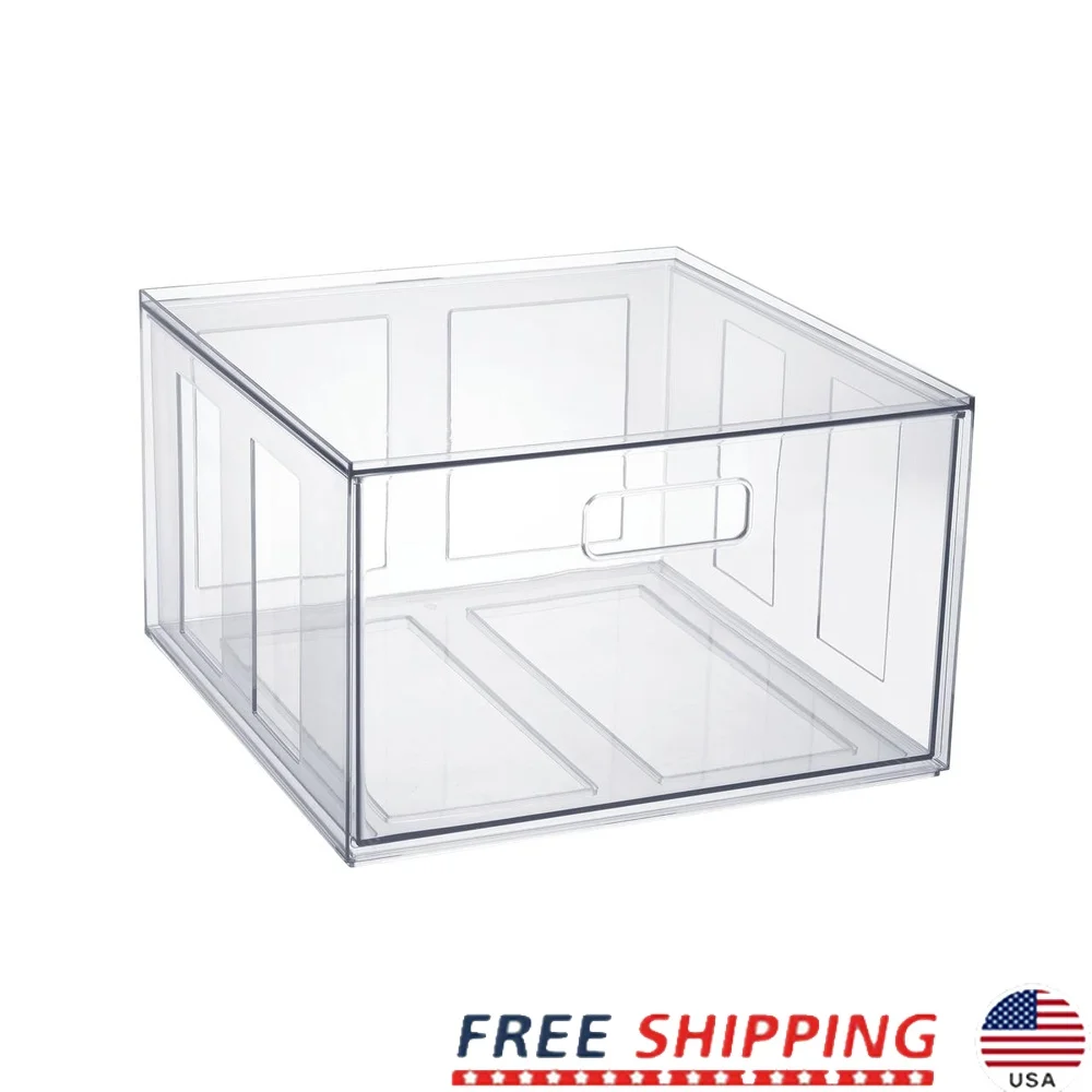 Extra Large Clear Plastic Pull-Out Drawer Stackable Storage Box Shoes Accessories Toys Bedroom Living Room Organization
Extra Large Clear Plastic Pull-Out Drawer Stackable Storage Box Shoes Accessories Toys Bedroom Living Room Organization