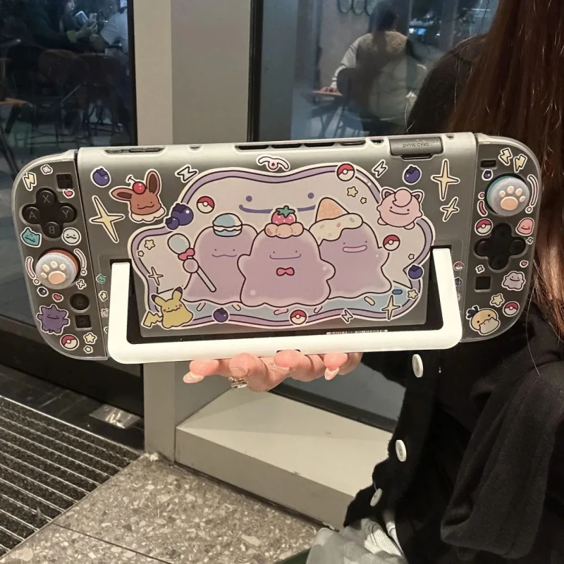 Ditto Cartoon Semi-Transparent Protective Case for Nintendo Switch2 /Switch /OLED Pokemon Console Hard Cover Joy-Con Stick Caps
Ditto Cartoon Semi-Transparent Protective Case for Nintendo Switch2 /Switch /OLED Pokemon Console Hard Cover Joy-Con Stick Caps