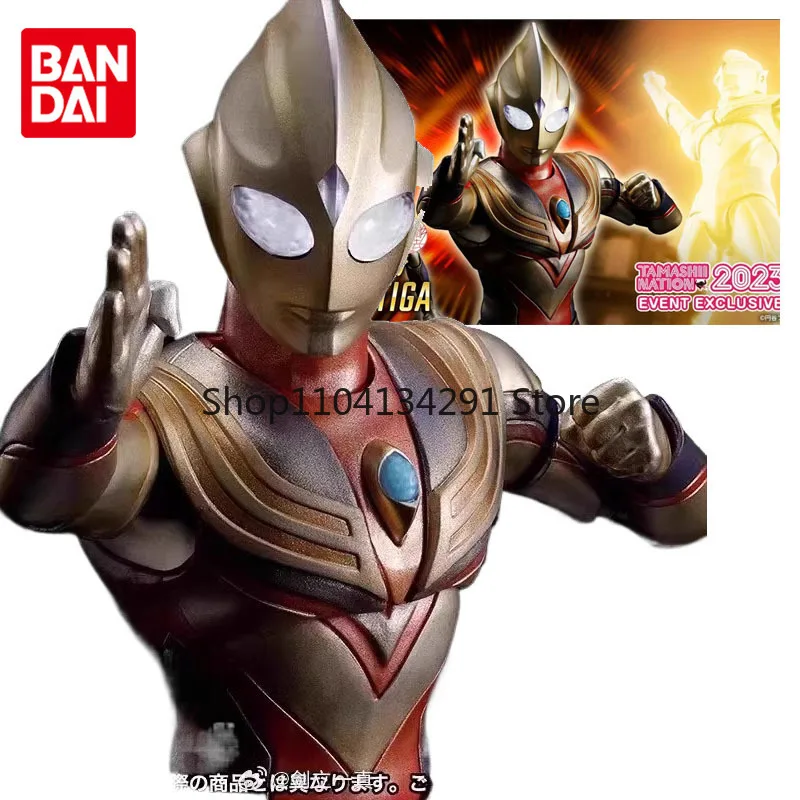 Bandai оригинальные SHF S.H.Figuarts Ultraman Tiga True Bone, блестящие аниме-фигурки, игрушки для мальчиков и девочек, детский подарок
Bandai оригинальные SHF S.H.Figuarts Ultraman Tiga True Bone, блестящие аниме-фигурки, игрушки для мальчиков и девочек, детский подарок