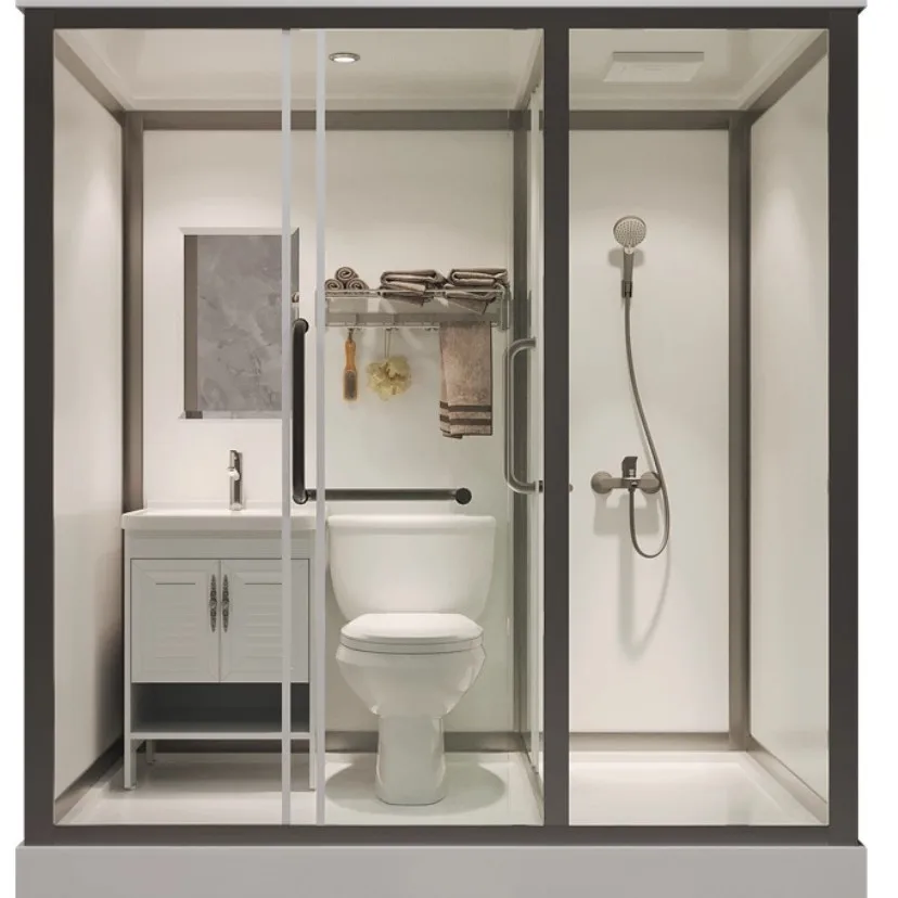 Integral shower room, bathroom, integrated dry and wet separation, bathroom, integrated bathroom, aluminum alloy rural home
Integral shower room, bathroom, integrated dry and wet separation, bathroom, integrated bathroom, aluminum alloy rural home