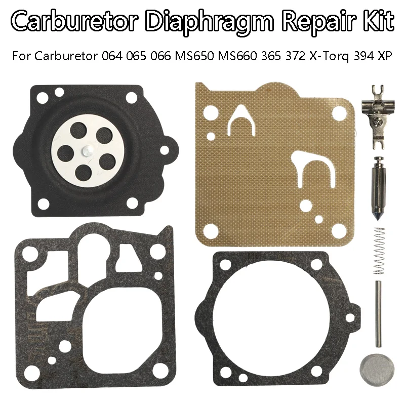 Carburetor Diaphragm Repair Kit For 064 065 066 MS650 MS660 365 372 X-Torq Chainsaw Replacement
Carburetor Diaphragm Repair Kit For 064 065 066 MS650 MS660 365 372 X-Torq Chainsaw Replacement