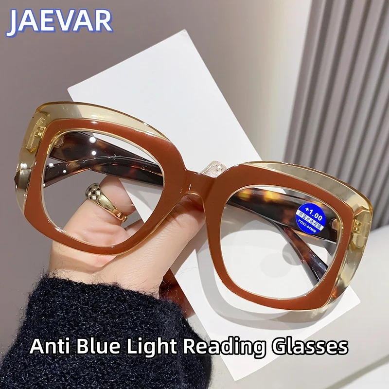 JAEVAR's New Fashionable High-definition Reading Glasses With Anti Blue Light And Personalized Women's Rreading Glasses JB0381
JAEVAR's New Fashionable High-definition Reading Glasses With Anti Blue Light And Personalized Women's Rreading Glasses JB0381
